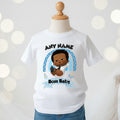 Boss Baby Black Boy Afro Personalized Custom White T-Shirt or Onesie Theme Cake Smash Party