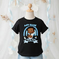 Boss Baby Black Boy Afro Personalized Custom Black T-Shirt or Onesie Theme Cake Smash Party