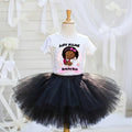 Boss Baby Black Girl Afro Tutu Set Girls Personalized Custom Black Tutu Outfit Dress Theme Cake Smash Party