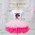 Boss Baby Black Girl Afro Tutu Set Girls Personalized Custom Pink Hot Pink Tutu Outfit Dress Theme Cake Smash Party