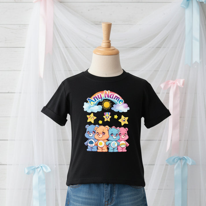 Care Bears Personalized Custom Black T-Shirt or Onesie Theme Cake Smash Party