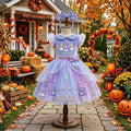 Care Bears Share Bear Girls' Deluxe Sparkle Tutu Party Costume Dress Set with Matching Headband Halloween Birthday Pageant