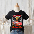 Cars Lightning McQueen Personalized Custom Black T-Shirt or Onesie Theme Cake Smash Birthday Party