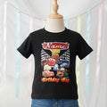 Cars Group Personalized Custom Black T-Shirt or Onesie Theme Cake Smash Birthday Party