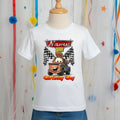 Cars Mater Personalized Custom White T-Shirt or Onesie Theme Cake Smash Birthday Party