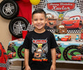 Cars Mater Personalized Custom Black T-Shirt or Onesie Theme Cake Smash Birthday Party