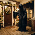 6' A Christmas Carol The Ghost of Christmas Yet to Come Figure Music Lights Motion Sensor Christmas Home Decor Accent Yard Prop