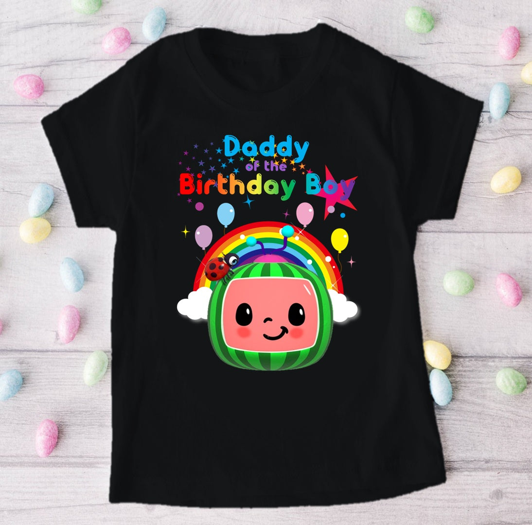 CoComelon Boy Cody Personalized Custom Black Family T-Shirt or Onesie Pack Theme Cake Smash Birthday Party