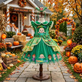 CoComelon JJ Girls' Deluxe Sparkle Tutu Party Costume Dress Set with Matching Headband Halloween Birthday Pageant