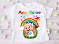 CoComelon Boy JJ Personalized Custom White T-Shirt or Onesie Theme Cake Smash Party