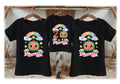CoComelon TV Girls Personalized Custom Black Family T-Shirt or Onesie Pack Theme Cake Smash Birthday Party