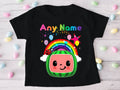 CoComelon Girls TV Melon Personalized Custom Black T-Shirt or Onesie Theme Cake Smash Party