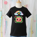 CoComelon TV Girls Personalized Custom Black T-Shirt or Onesie Theme Cake Smash Party