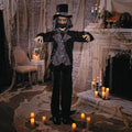 6.2' Creepy Animated Groom with Drop Down Jaw Halloween Home Decor Accent Yard Prop
