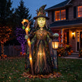6' Enchanted / Cursed Forest Wood Witch Yard Halloween Inflatable Blow Up Decor Prop