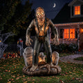 6' Cursed Graveyard / Mausoleum Risen Zombie Yard Halloween Inflatable Blow Up Decor Prop