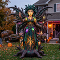 6' Enchanted / Cursed Forest Corrupted Nymph Spirit Yard Halloween Inflatable Blow Up Decor Prop