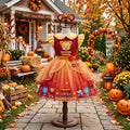 Daniel Tiger Girls' Deluxe Sparkle Tutu Party Costume Dress Set with Matching Headband Halloween Birthday Pageant
