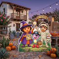 Life Size Dora the Explorer Halloween Character Premium Freestanding Cutouts Yard Sign Decor Party Prop