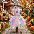 Gabby's Dollhouse Girls' Deluxe Sparkle Tutu Party Costume Dress Set with Matching Headband Halloween Birthday Pageant