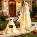 2.1' Fabric Ghost walking fabric Ghost Dog Halloween Home Decor Accent Yard Prop