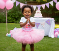 Gracie's Corner Cece Tutu Set Girls Personalized Custom Pink Tutu Outfit Dress Theme Cake Smash Birthday Party