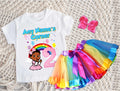 Gracie's Corner Baby Cece Tutu Set Girls Personalized Custom Rainbow Ribbon Tutu Outfit Dress Theme Cake Smash Birthday Party