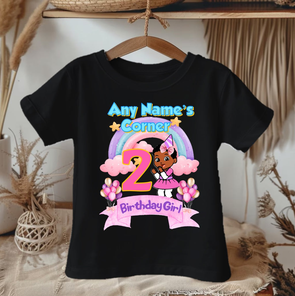 Gracie's Corner Cece Personalized Custom Black Family T-Shirt or Onesie Pack Theme Cake Smash Birthday Party