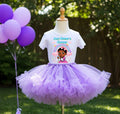 Gracie's Corner Cece Tutu Set Girls Personalized Custom Light Purple Tutu Outfit Dress Theme Cake Smash Party
