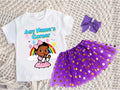 Gracie's Corner Baby Cece Tutu Set Girls Personalized Custom Purple Gold Polka Dots Tutu Outfit Dress Theme Cake Smash Party
