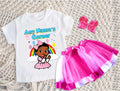 Gracie's Corner Baby Cece Tutu Set Girls Personalized Custom Hot Pink White Pink Ribbon Tutu Outfit Dress Theme Cake Smash Party