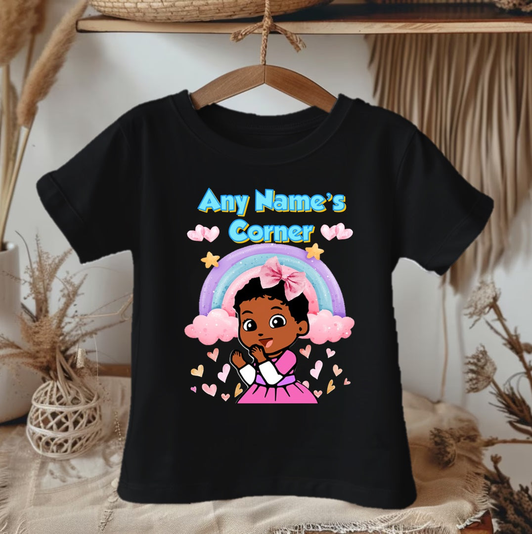 Gracie's Corner Cece Personalized Custom Black T-Shirt or Onesie Theme Cake Smash Party