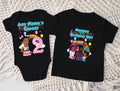 Gracie's Corner Pink Bow Personalized Custom Black Family T-Shirt or Onesie Pack Theme Cake Smash Birthday Party