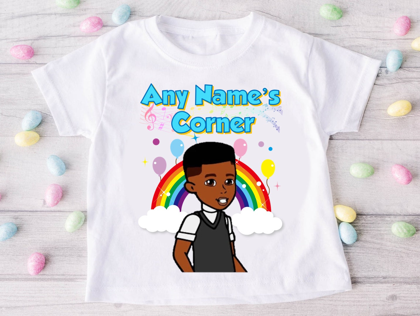 Gracie's Corner Boy Zyron Personalized Custom White T-Shirt or Onesie Theme Cake Smash Party