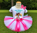 Gracie's Corner Pink Bow Tutu Set Girls Personalized Custom Hot Pink White Pink Tutu Outfit Dress Theme Cake Smash Party