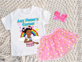 Gracie's Corner Pink Bow Tutu Set Girls Personalized Custom Pink Gold Polka Dots Tutu Outfit Dress Theme Cake Smash Party