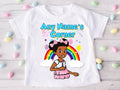 Gracie's Corner Pink Bow Personalized Custom White T-Shirt or Onesie Theme Cake Smash Party