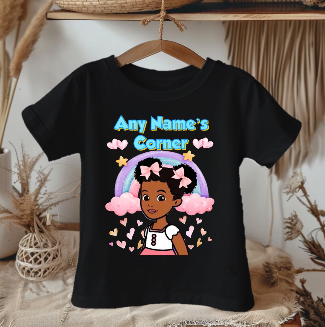 Gracie's Corner Personalized Custom Black T-Shirt or Onesie Theme Cake Smash Party