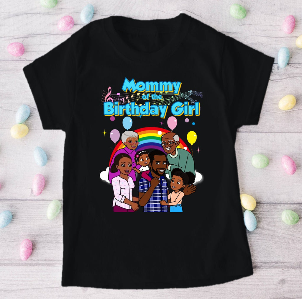 Gracie's Corner Pink Bow Personalized Custom Black Family T-Shirt or Onesie Pack Theme Cake Smash Birthday Party