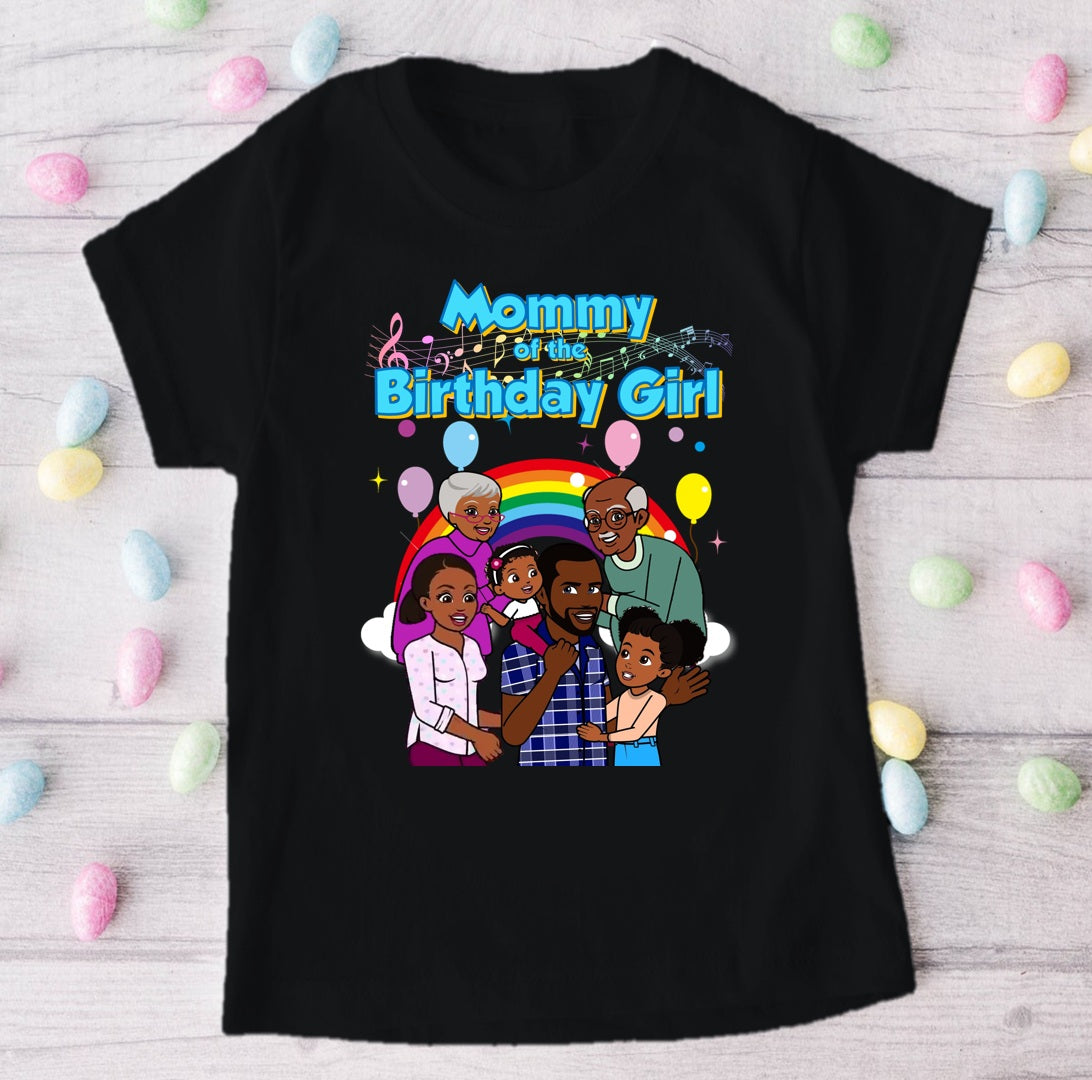 Gracie's Corner Pink Bow Personalized Custom Black Family T-Shirt or Onesie Pack Theme Cake Smash Birthday Party