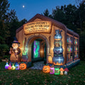 Grandma's Potion Shop Theme Premium 10' x 10' Halloween Haunted House Inflatable Blow Up Walk-Through Archway Experience Decor Prop