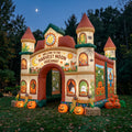 Harvest Moon Hide-Away Theme Premium 10' x 10' Halloween Haunted House Inflatable Blow Up Walk-Through Archway Experience Decor Prop