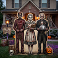 Life Size Haunted Hotel Characters Premium Freestanding Halloween Cutouts Yard Sign Decor Party Prop