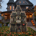 Life Size Haunted Hotel Premium Freestanding Halloween Cutouts Yard Sign Decor Party Prop