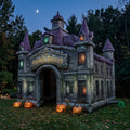 Haunted Mansion Theme Premium 10' x 10' Halloween Haunted House Inflatable Blow Up Walk-Through Archway Experience Decor Prop