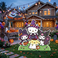 Life Size Hello Kitty Halloween Character Premium Freestanding Cutouts Yard Sign Decor Party Prop