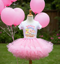Hello Kitty & Friends Tutu Set Girls Personalized Custom Pink Tutu Outfit Dress Theme Cake Smash Birthday Party