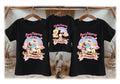Hello Kitty & Friends Personalized Custom Black Family T-Shirt or Onesie Pack Theme Cake Smash Birthday Party