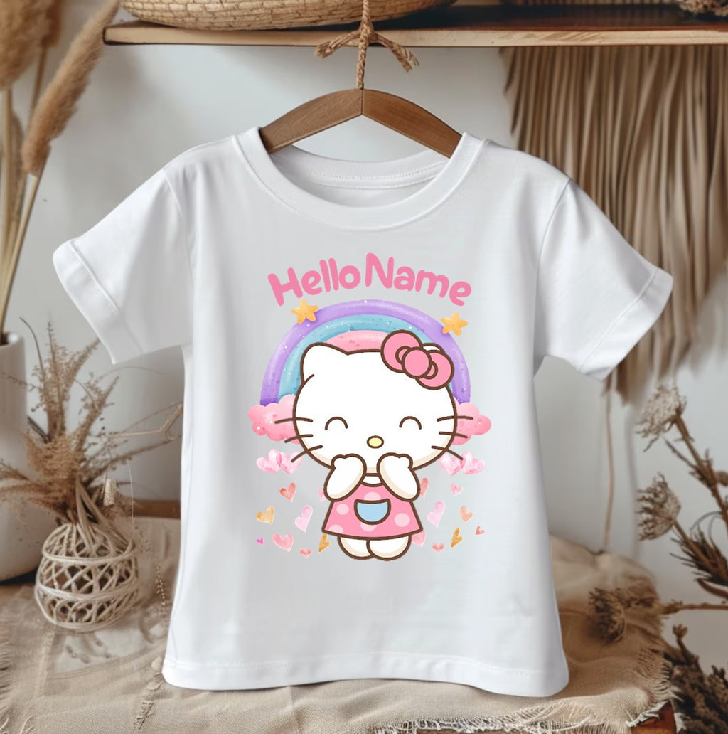 Hello Kitty & Friends Personalized Custom White T-Shirt or Onesie Theme Cake Smash Party