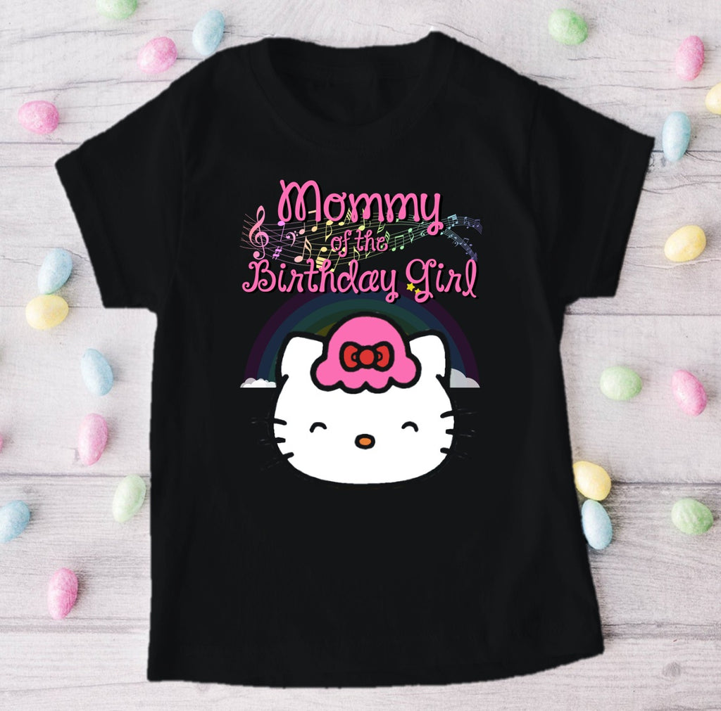 Hello Kitty Ballerina Ballet Personalized Custom Black Family T-Shirt or Onesie Pack Theme Cake Smash Birthday Party
